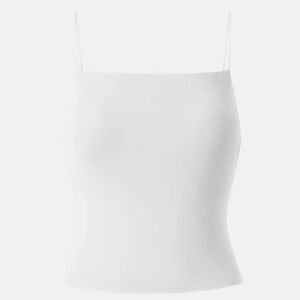 OGL White Camisole with Built-in Bra